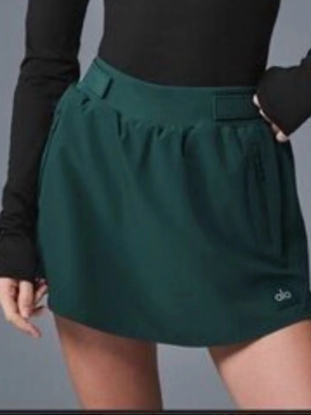 ALO Yoga Deep Teal Athletic Skort
